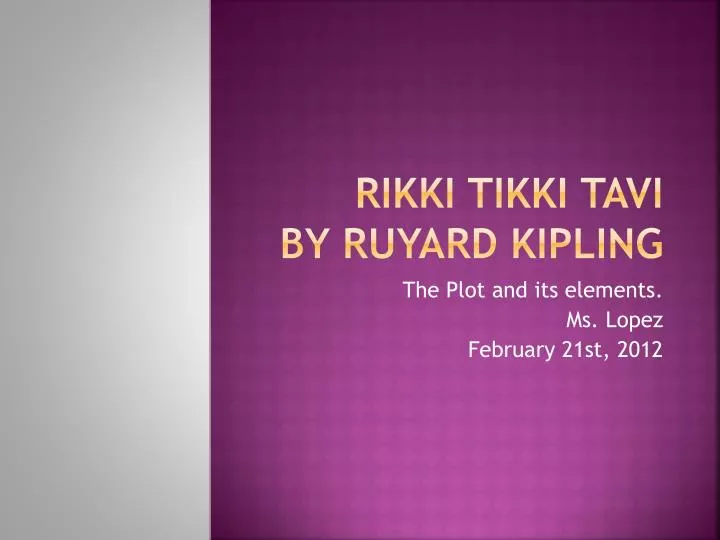 rikki tikki tavi by ruyard kipling