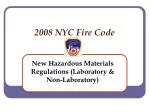 2008 NYC Fire Code