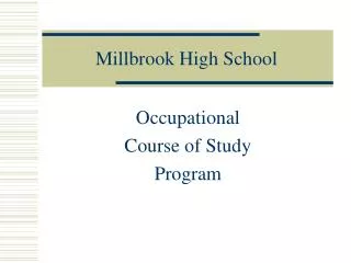 millbrook high school