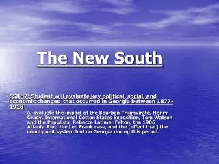 The New South