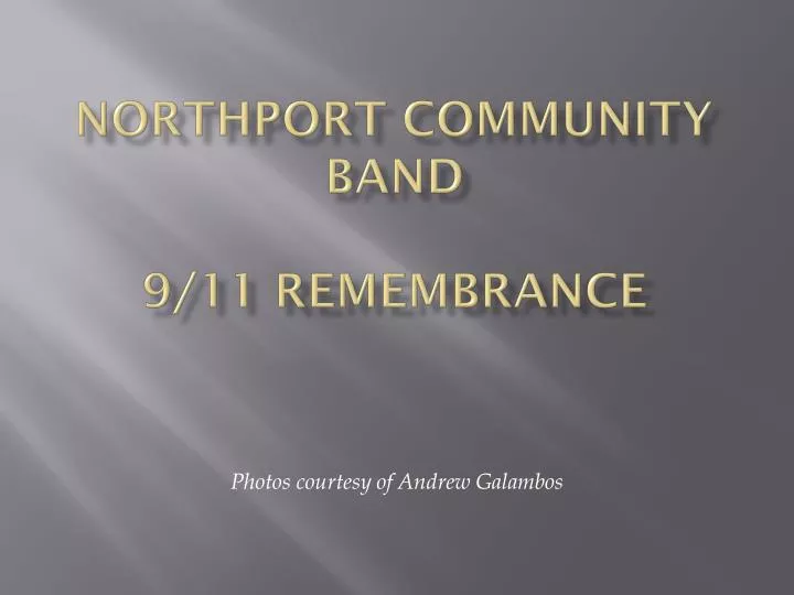 northport community band 9 11 remembrance