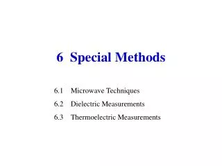 6 Special Methods