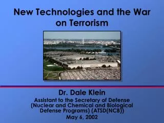 New Technologies and the War on Terrorism