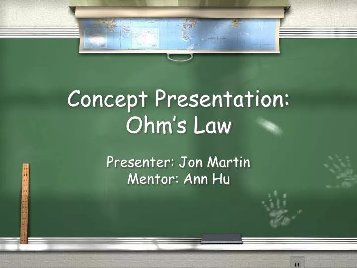 concept presentation ohm s law