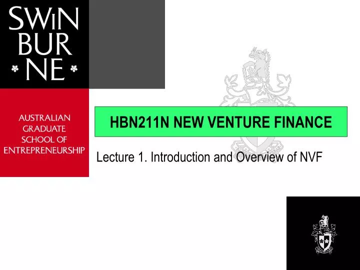hbn211n new venture finance