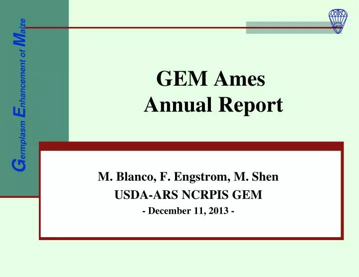 gem ames annual report