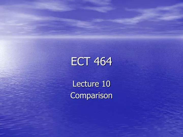 ect 464