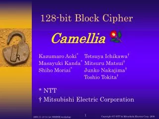 128-bit Block Cipher Camellia
