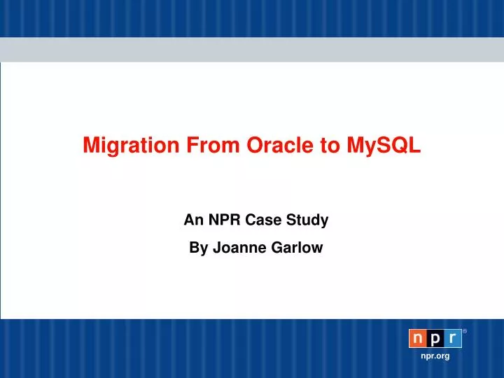 migration from oracle to mysql