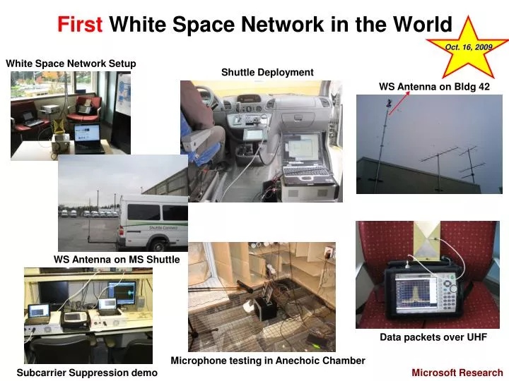 first white space network in the world