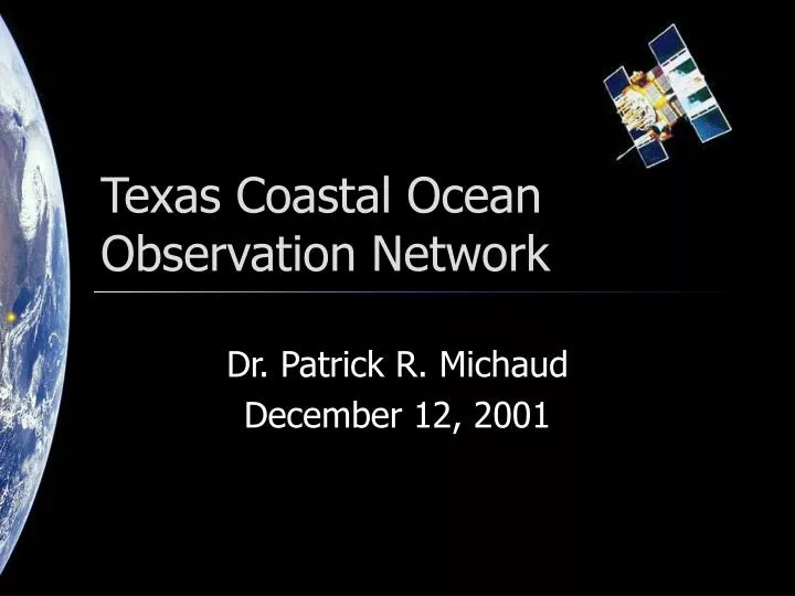 texas coastal ocean observation network