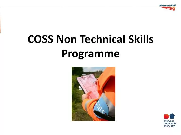 coss non technical skills programme