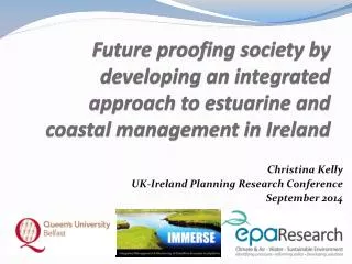 Christina Kelly UK-Ireland Planning Research Conference September 2014