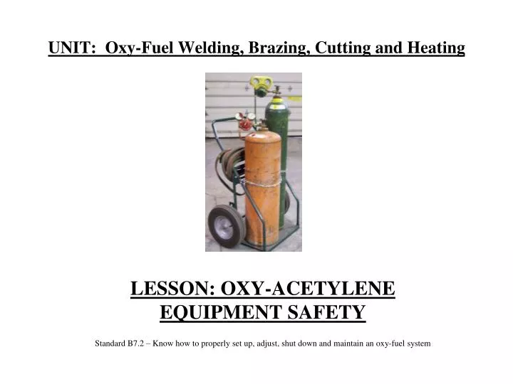 unit oxy fuel welding brazing cutting and heating