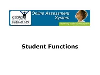 Student Functions