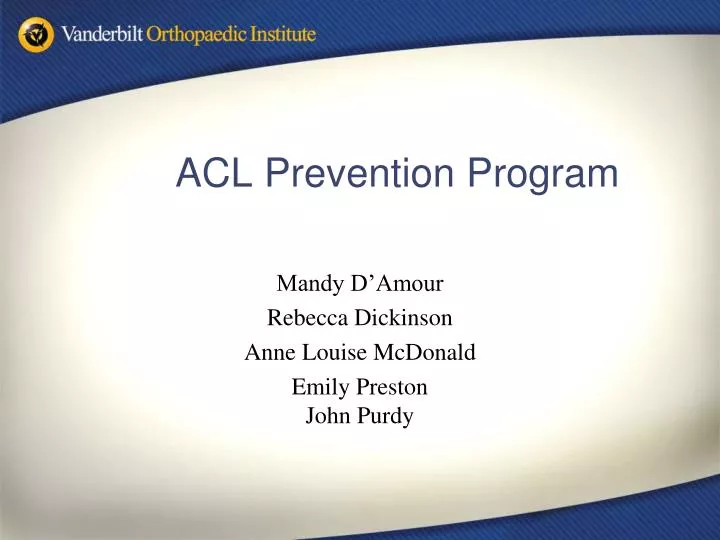 acl prevention program