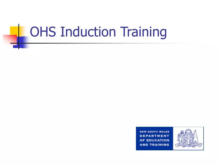 ohs induction training