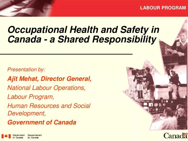 occupational health and safety in canada a shared responsibility