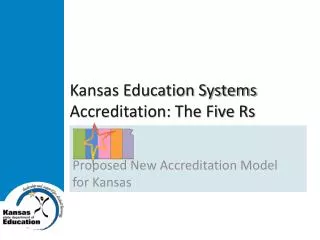 Kansas Education Systems Accreditation: The Five Rs
