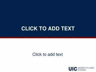 click to add text