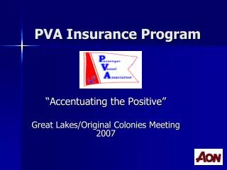 PVA Insurance Program