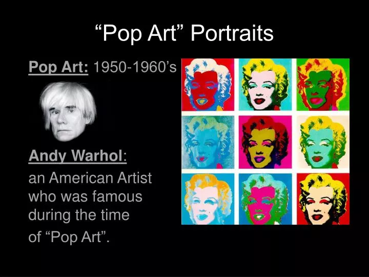 pop art portraits
