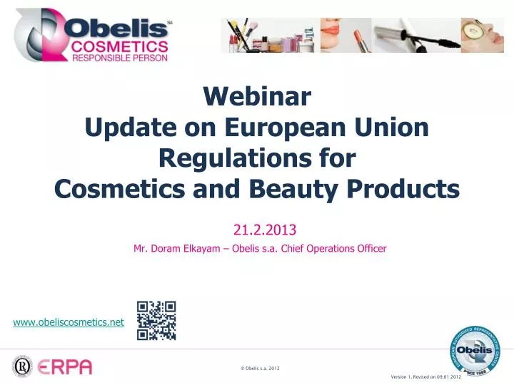 webinar update on european union regulations for cosmetics and beauty products