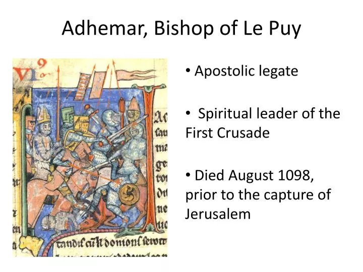 adhemar bishop of le puy