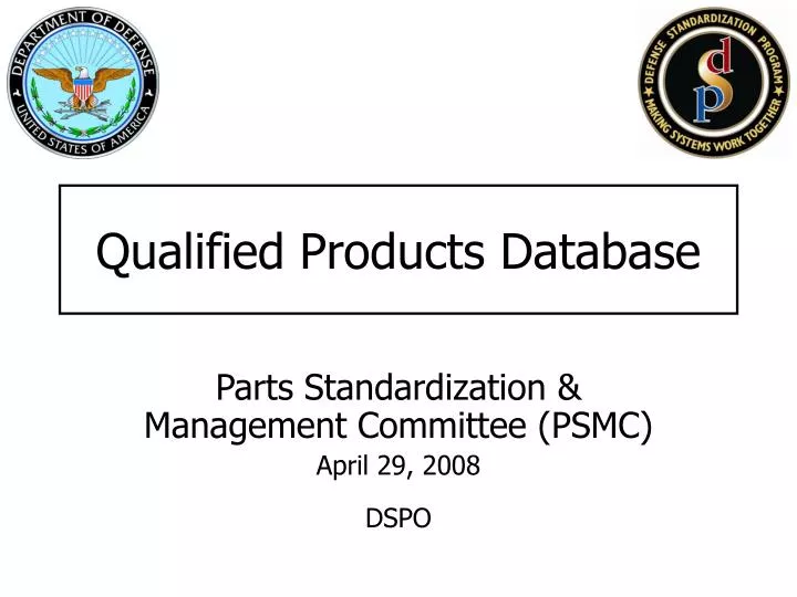 qualified products database