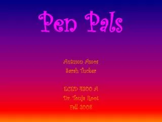 Pen Pals