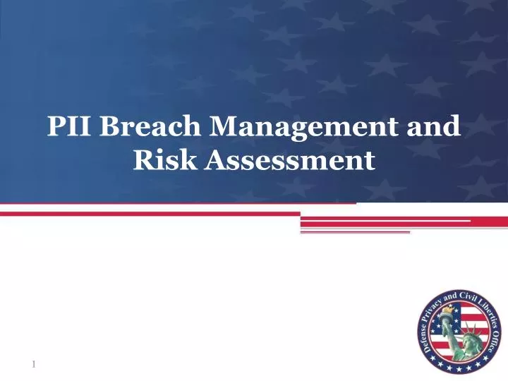 pii breach management and risk assessment