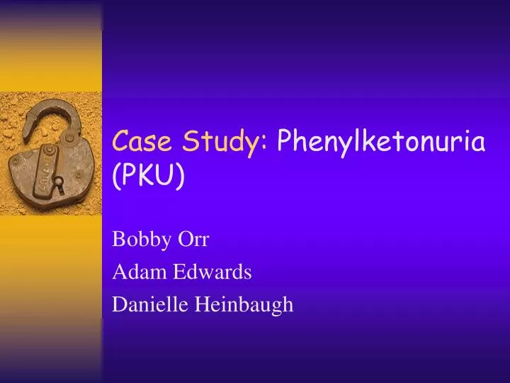 case study phenylketonuria pku