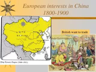 European interests in China 1800-1900