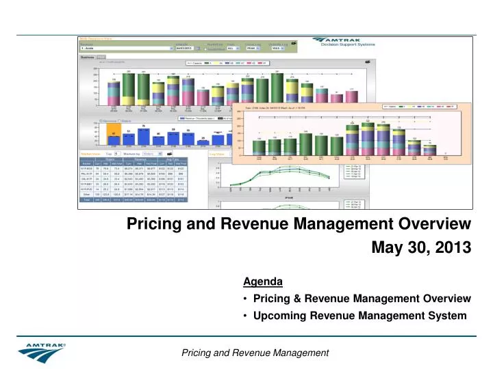 pricing and revenue management overview may 30 2013