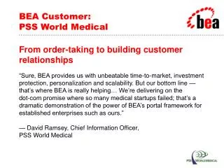 BEA Customer: PSS World Medical