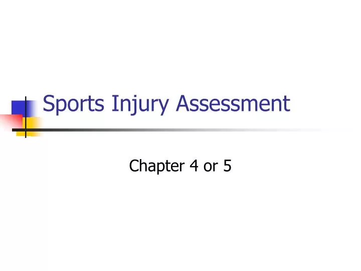 sports injury assessment