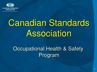 Canadian Standards Association