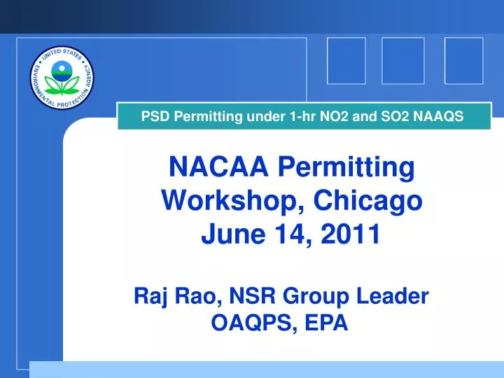 nacaa permitting workshop chicago june 14 2011