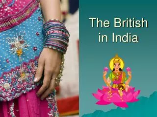 the british in india