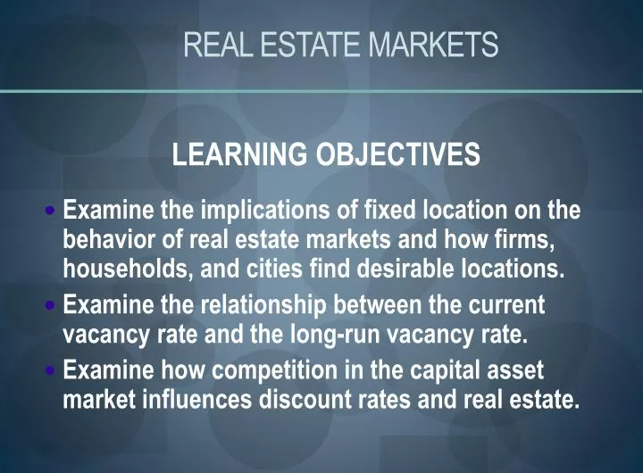 real estate markets