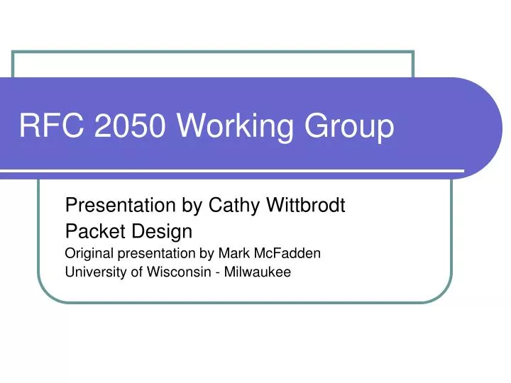 rfc 2050 working group