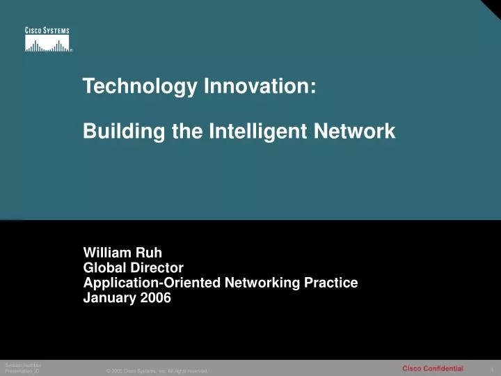 technology innovation building the intelligent network