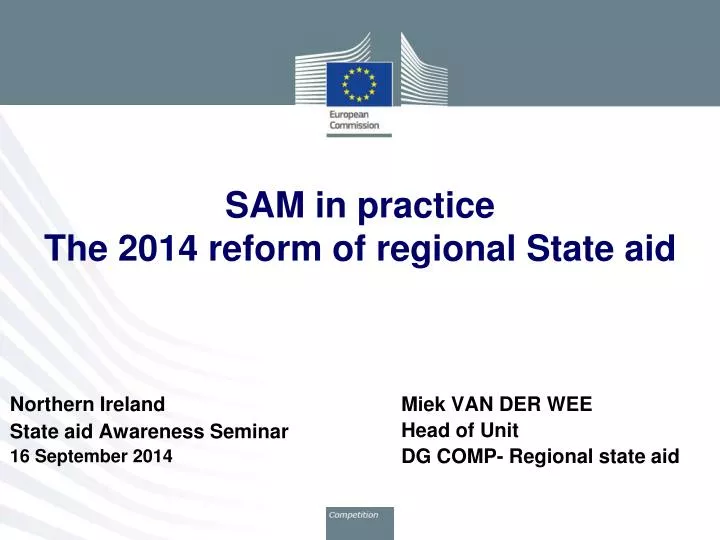 sam in practice the 2014 reform of regional state aid