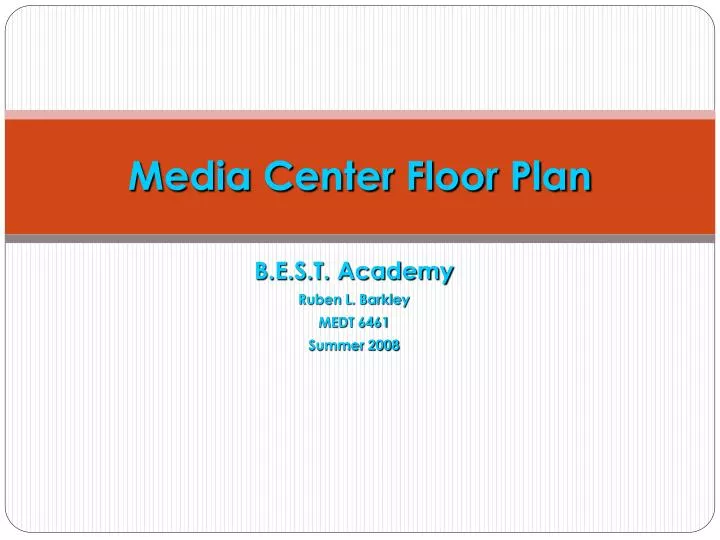 media center floor plan