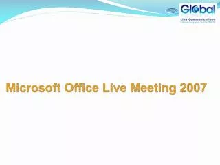 Microsoft Office Live Meeting 2007