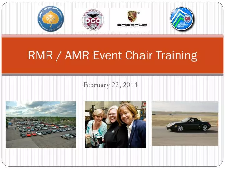 rmr amr event chair training