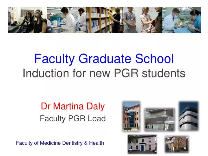 faculty graduate school induction for new pgr students
