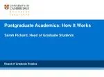 Navigating Postgraduate Academics at Cambridge University: A Comprehensive Guide - slide 1