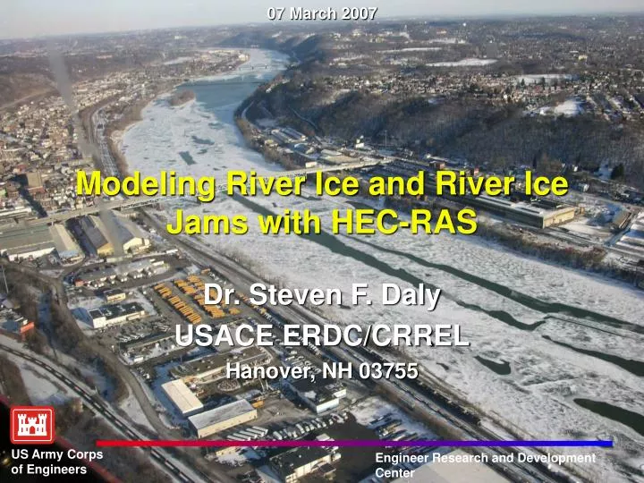 modeling river ice and river ice jams with hec ras