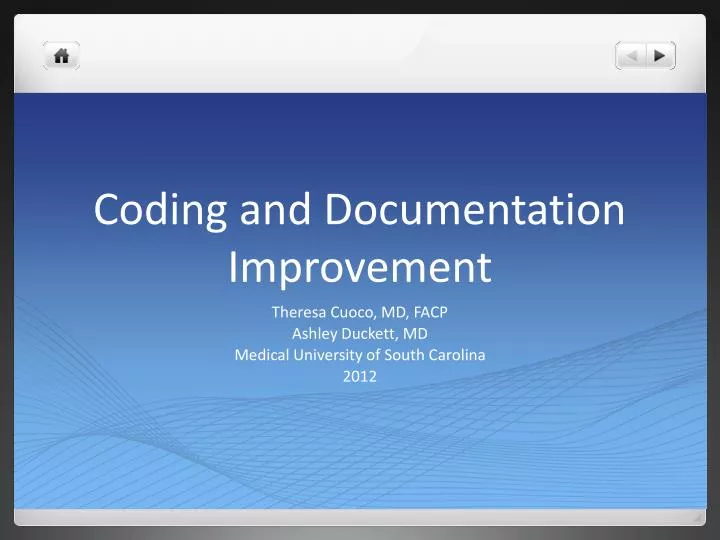 coding and documentation improvement